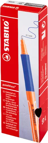 Miniatura 7 de Gel Rollerball - STABILO pointVisco Caja de 10 Negro