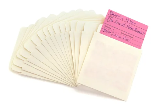 Miniatura 8 de Hygloss Products Manila Library Pockets - Sobres de bolsillo autoadhesivos fabricados en los Estados Unidos - 3 x 3.5 pulgadas, paquete de 500
