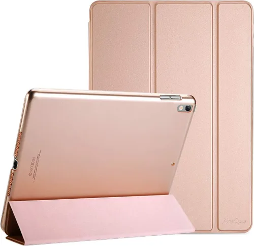 Miniatura 12 de ProCase Funda Inteligente para iPad Air de 10,5" 3ª Generación 2019 / iPad Pro 2017, Funda Delgada con Soporte con Parte Trasera Translúcida Negro