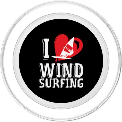 Miniatura 2 de Windsurfing Love Windsurf Surfing Windsurfer PopSockets MagSafe PopGrip for iPhone