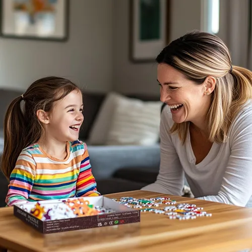 Miniatura 7 de Rompecabezas de 1000 piezas con la bandera americana y águila para adultos, rompecabezas del 4 de julio, para juegos de actividades familiares