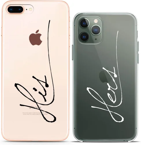 Miniatura 11 de Fundas a juego para parejas compatibles con iPhone 16 15 14 13 12 11 Pro Max Mini Xs X 6s 8 Plus 7+ Xr 10 SE 5 Best Friend Girly Traveling - Funda