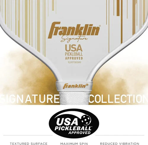 Miniatura 5 de Franklin Sports Paletas Profesionales de Pickleball - Serie Signature Paleta Profesional de Pickleball con Superficie MaxGrit - Paletas de Pro