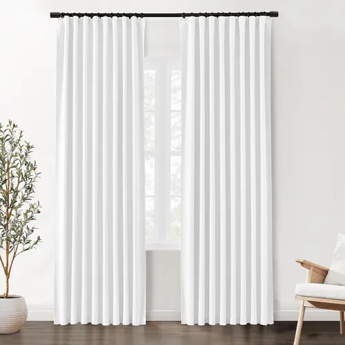Miniatura 18 de SHINELAND Cortinas opacas cortas para ventanas de dormitorio, cortinas de baño, 45 pulgadas de largo