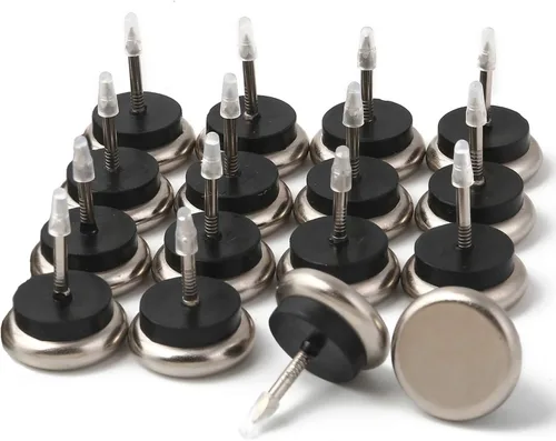 Dia Nail On Furniture Glides para sillas, mesas, uñas acolchadas con base de níquel para muebles, lo que permite que las sillas se deslicen sin