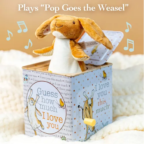 Miniatura 2 de KIDS PREFERRED Guess How Much I Love You - Liebre castaña Nutbrown Jack-in-The-Box - Juguete musical para bebés