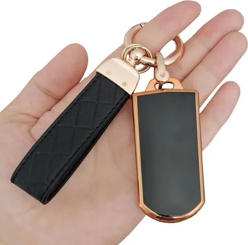 Miniatura 4 de Funda para llavero Mazda con llave remota, compatible con Mazda 2 3 5 6 CX-5 CX-7 CX-9 RX-8 MX-5 Miata 3 botones negro