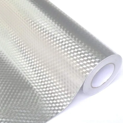 Amhao Kitchen - Adhesivo autoadhesivo para pared, papel tapiz a prueba de aceite, papel de aluminio extraíble, resistente a altas temperaturas, 15.7