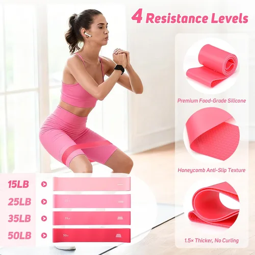 Miniatura 3 de Asten Home Kit de Pilates para Mujeres: Equipo de Pilates Juego de Anillo y Bola de Pilates con Bandas de Resistencia, Deslizador de Núcleo, Rodillo