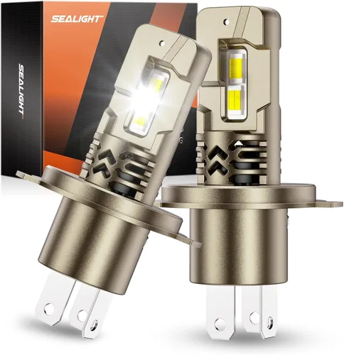 Miniatura 15 de SEALIGHT Bombillas LED antiniebla 9007/HB5, 8 bombillas de uso todoterreno PowerSports, luz de conducción 9007, 6000 K blanco, Plug-N-Play, paquete