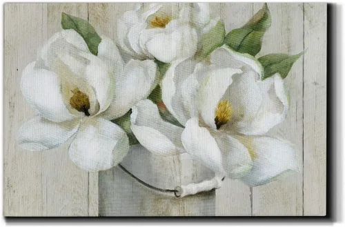 Miniatura 37 de Lienzo de arte de pared de paisaje abstracto con flores y bosque moderno, cuadros de arte para decoración de sala de estar, cocina, baño, oficina