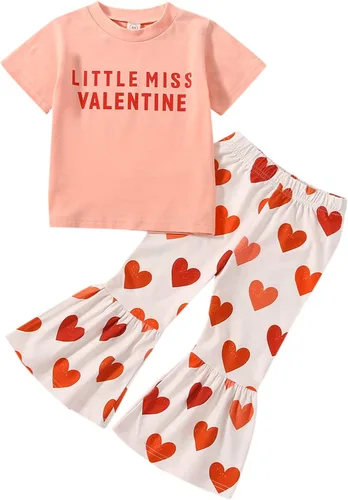Miniatura 26 de Conjunto de sudadera con cuello redondo y estampado de pastel de calabaza para niña, camiseta y pantalones acampanados