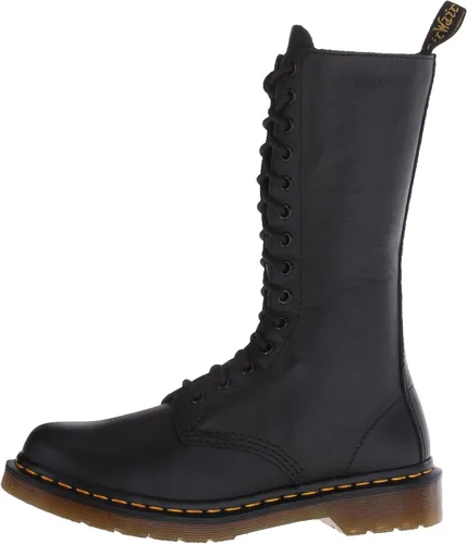 Miniatura 8 de Dr. Martens, 1B99 14-Eye Lace Up Bota de cuero para mujer, negro, 8.5