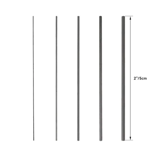 Miniatura 2 de HFS(R) Juego de calibradores de pernos de acero Minus con estuche 50 piezas (0,011-0,060")