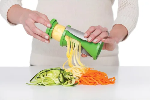 Miniatura 3 de HIC Kitchen Cortadora de verduras en espiral, cuchillas de acero inoxidable 18/8