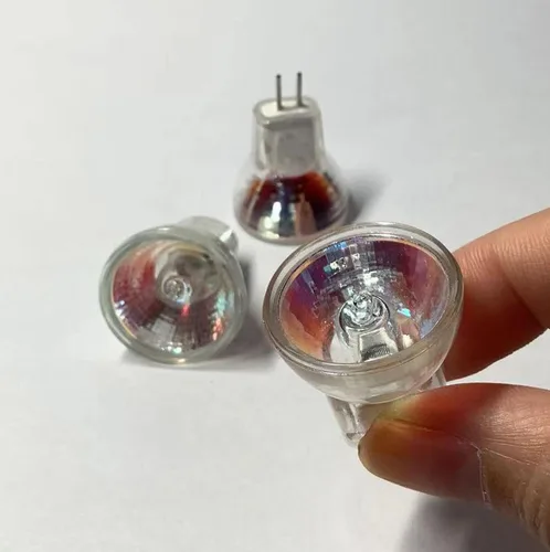 Miniatura 5 de 2 bombillas halógenas MR8 de 5 vatios y 6 voltios GU4 Spotlight Mr8 12 V 10 W bombillas halógenas regulables 2700 K blanco cálido, 6 V, 5 W