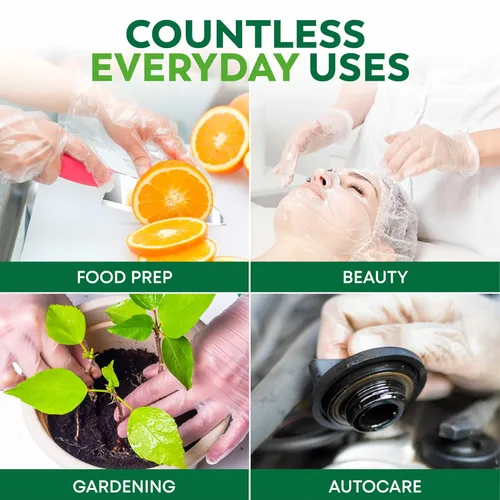 Miniatura 5 de Keppi 100 unidades de guantes desechables - libres de BPA y látex - guantes desechables sin látex - para manejo de alimentos - seguros para Guantes