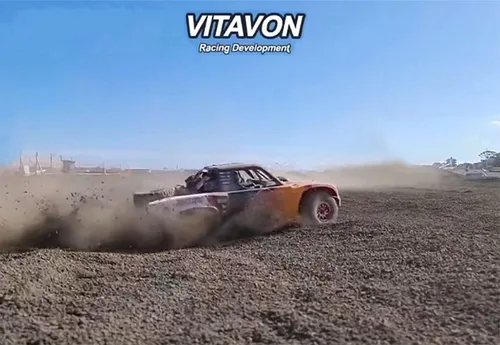 Miniatura 3 de & VITAVON RC Parts Alu CNC Brazo de arrastre CNC+Enlace de suspensión trasera+Enlace del dedo del pie para Traxxas UDR Unlimited Desert Racer 1:7