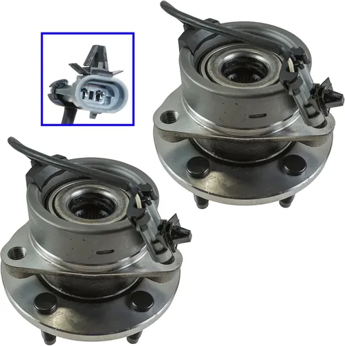 Miniatura 5 de TRQ Juego de conjunto de rodamiento de rueda delantera y buje de 2 piezas Compatible con Chevrolet Cobalt 2005-2010 HHR 2006-2011 Pontiac G5