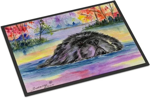 Miniatura 253 de Caroline's Treasures SS8220MAT - Felpudo afgano de 18 x 27 pulgadas, para interiores y exteriores, para entrada, antideslizante, lavable, de pelo