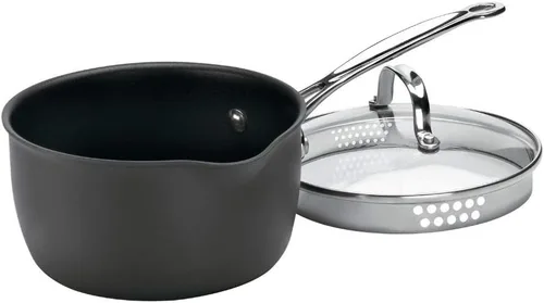 Miniatura 3 de Cuisinart Chef's Classic - Cacerola anodizada dura antiadherente de 1 cuarto de galón con tapa, 619-14 Cacerola con tapa