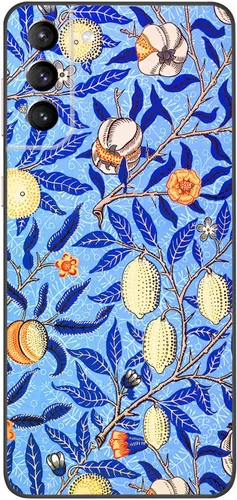 Miniatura 71 de Berkin Arts Funda compatible con Samsung Galaxy S22 Ultra, funda de silicona Art Nouveau Floral Flower (Clematis by Alphonse Mucha)