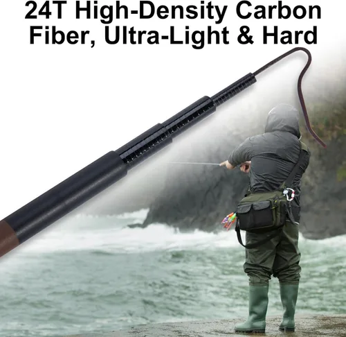Miniatura 3 de Goture 2Pcs Telescopic Pocket Mini Fishing Rods, Portable Bamboo Small Handle Fishing Rod, Ultralight High Strength Stream River Dike Lake Fishing
