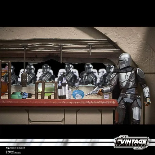 Miniatura 7 de STAR WARS The Vintage Collection The Mandalorian Nevarro Cantina Playset, Imperial Death Trooper (Nevarro) Figura de acción (F3902)