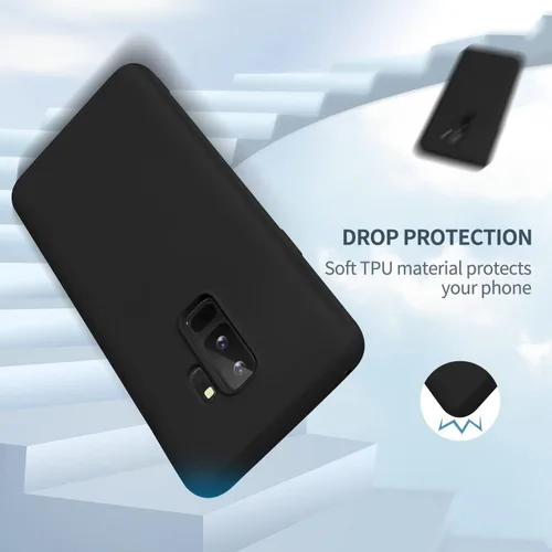 Miniatura 6 de Funda para Galaxy S9 Plus, silicona líquida, delgada, suave, TPU, protección de cuerpo completo, a prueba de golpes, para Galaxy S9 Plus de 6.2