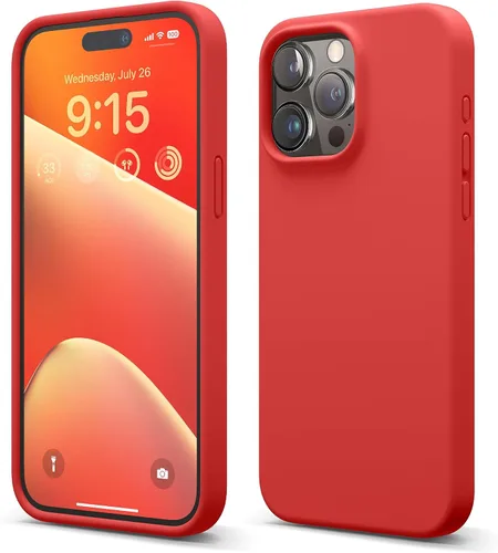 Miniatura 8 de elago Funda compatible con iPhone 15 Pro Max, de silicona líquida, funda protectora de cuerpo completo, a prueba de golpes, funda delgada