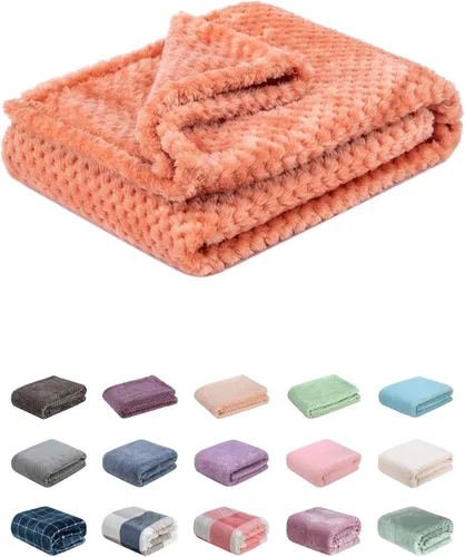 Miniatura 38 de Manta o manta mullida para bebé, suave, cálida y acogedora manta de vellón coral para niños pequeños, bebés o recién nacidos, para cuna, cochecito