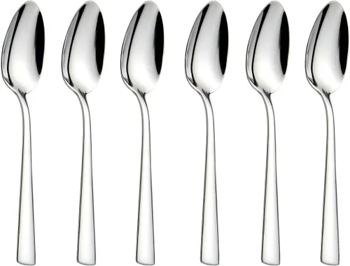 Miniatura 9 de Cucharitas de acero inoxidable 18/0 cucharas de té 6 piezas, 6.29 pulgadas para el hogar, cocina restaurante, Slilver