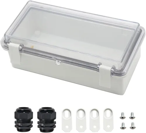 Miniatura 10 de Zulkit Caja de conexiones ABS de plástico a prueba de polvo e impermeable IP65 Cajas eléctricas universales con carcasa de proyecto para exteriores
