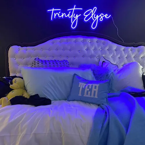 Miniatura 6 de Letreros LED de neón personalizados para decoración de pared de dormitorio, boda, fiesta de cumpleaños, decoración del hogar, letrero de neón