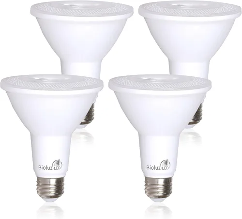 Miniatura 8 de Bioluz LED Paquete de 4 Bombillas LED PAR38 Equivalente a 90W Usando 13W 3000K Blanco Suave 1050 Lúmenes Base E26 Bombillas de Luz de Inundación
