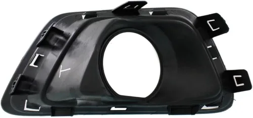 Miniatura 3 de KarParts360 Para Chevy Colorado 2015-2020 Moldura de Luz Antiniebla Lado del Conductor Delantero Negro Texturizado Repuesto para GM1038176