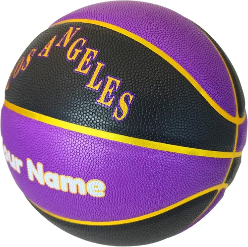 Miniatura 3 de Balones de baloncesto personalizables, personaliza el nombre, logotipo, texto, fotos en baloncesto, tamaño oficial 7 (29.5 pulgadas), regalos