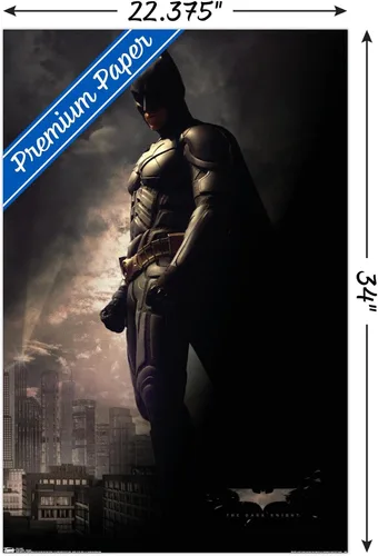 Miniatura 3 de Trends International DC Comics Movie - Póster de pared de Batman en las sombras, 22.375 x 34 pulgadas, versión premium sin marco