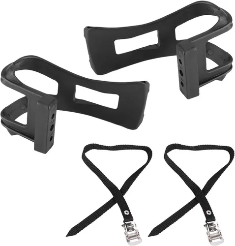 VGEBY - Clip para dedos, correa de pedal, jaula antideslizante para pedal, engranaje fijo antideslizante para carretera de montaña