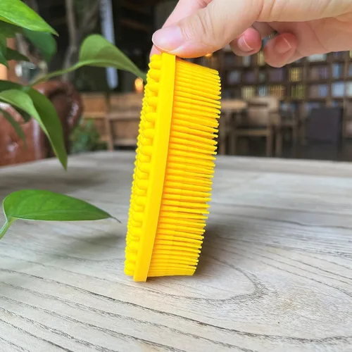 Miniatura 3 de Cepillo sensorial prémium para niños o autismo, limpiador corporal de silicona suave, cepillos sensoriales 2 en 1 para terapia ocupacional, esponja