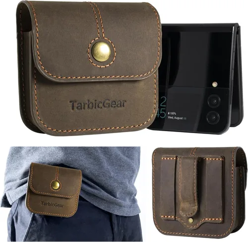 Miniatura 7 de Funda de cuero con tapa para TCL Flip 3, funda para teléfono con tapa, funda para cinturón con clip para cinturón, compatible con teléfono celular S