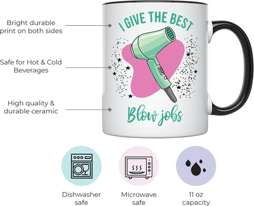 Miniatura 2 de YouNique Designs Divertida taza para estilista, 11 onzas, regalos para peluquería, regalos para estilistas, idea de regalo para peluqueros