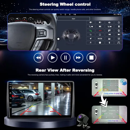Miniatura 3 de 64G Android 13 - Radio de coche para Ford F150 F-150 1999-2003, Expedition 1999-2002 estéreo de coche, pantalla táctil de 9 pulgadas, Apple CarPlay