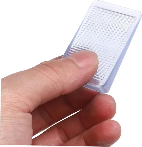 Miniatura 8 de STOBOK Cuñas de plástico para mesa, cuña de inodoro transparente, niveladoras de muebles, bloques ajustables, para bañera de hidromasaje