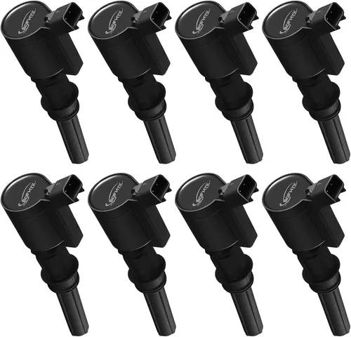 Miniatura 35 de BDFHYK Paquete de bobina de encendido y bujías de iridio compatibles con Audi Volkswagen 2.0L L4 4.2L V8 para UF575 PFR7S8EG, juegos de 4