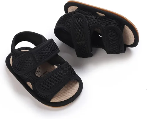 Miniatura 3 de RVROVIC Sandalias para bebés niños y niñas, zapatos de verano de primera calidad para exteriores, ligeras, suaves, antideslizantes, suela para niños