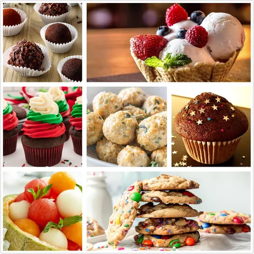 Miniatura 8 de Juego de Cuchara de Galletas, 3 Piezas Cuchara de Helado, Juego de 3 Cucharas de Galletas para Hornear, Cuchara de Galletas de Acero Inoxidable 18/8