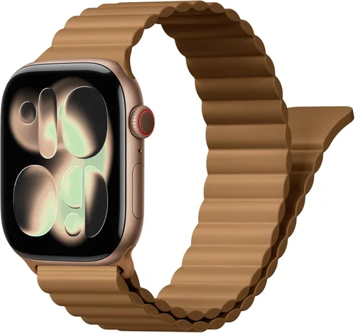 Miniatura 33 de BXUXOHS - Bandas deportivas magnéticas para Apple Watch de 40mm, 38mm, 41mm, 42mm, 44mm, 45mm, 46mm, iWatch para mujeres y hombres, correa