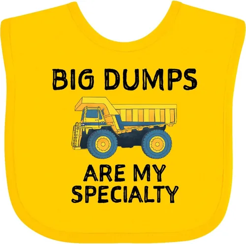 Miniatura 13 de inktastic Big Dumps Are My Specialty - Divertido y lindo babero para bebé
