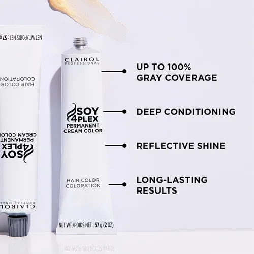 Miniatura 8 de Clairol Professional Permanent Cream Hair Color Blonde, Brown, Black, & Red-Violet Shades for 100% Gray Coverage Deep Conditioning & Fade 5n